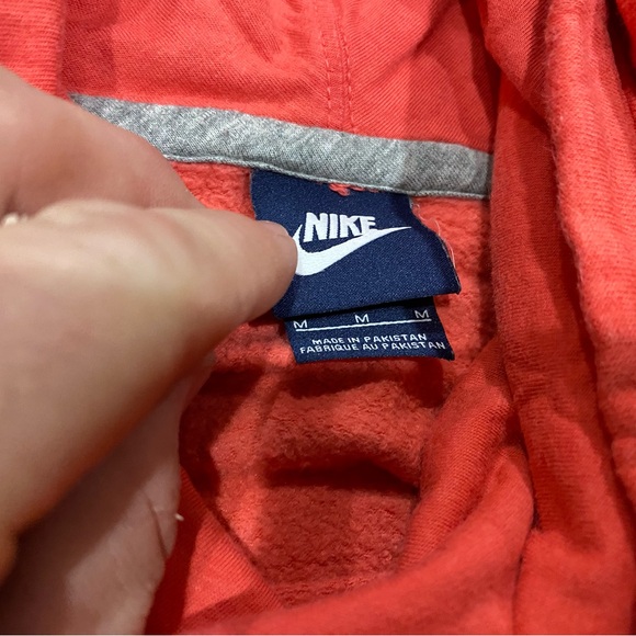Nike Sportswear Club Pullover Hoodie - Red, Size M - Picture 5 of 5